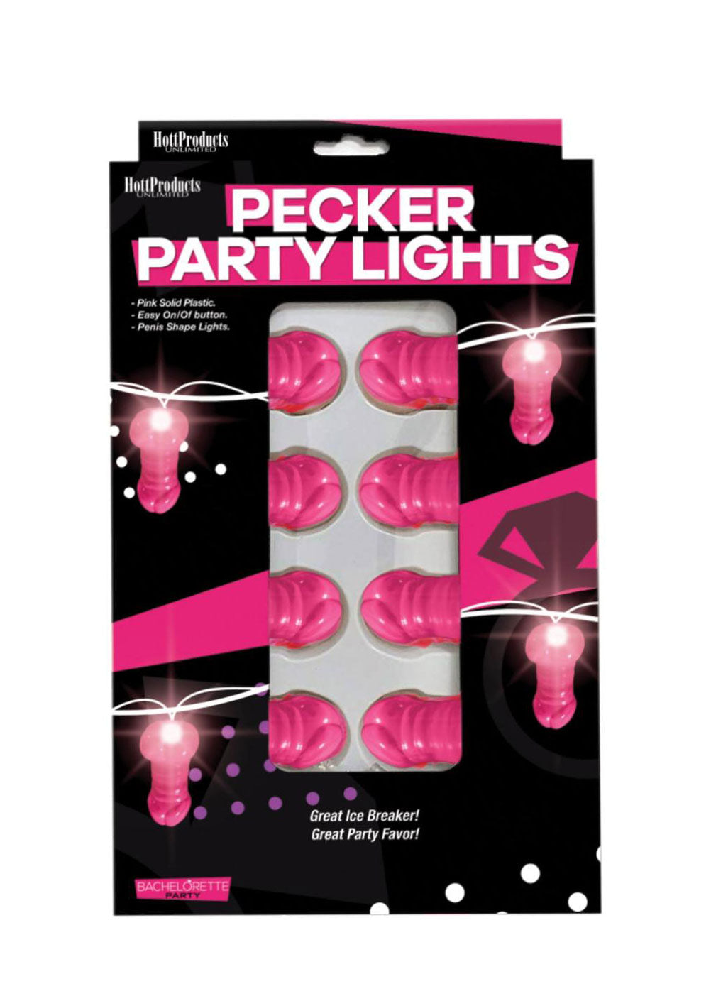 Bachelorette Pecker Party Lights