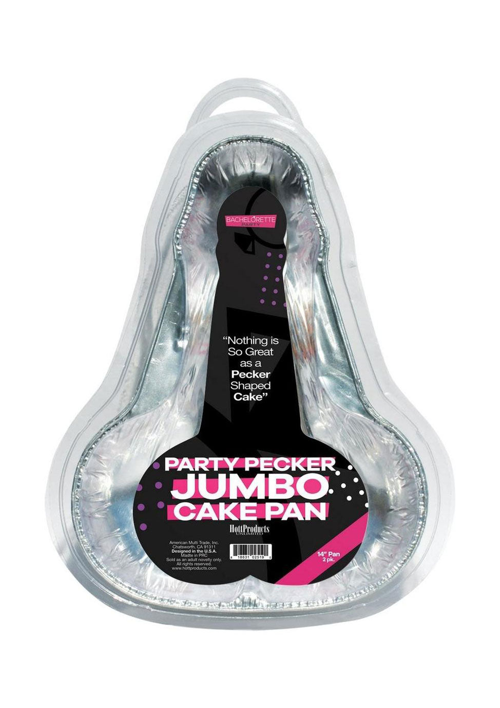 Bachelorette Party Pecker Cake Pan