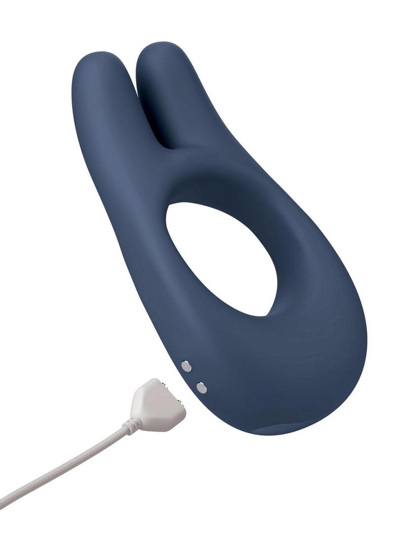 Deimos Rechargeable Silicone Dual Vibe Cock Ring