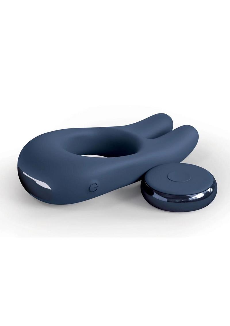 Deimos Rechargeable Silicone Dual Vibe Cock Ring