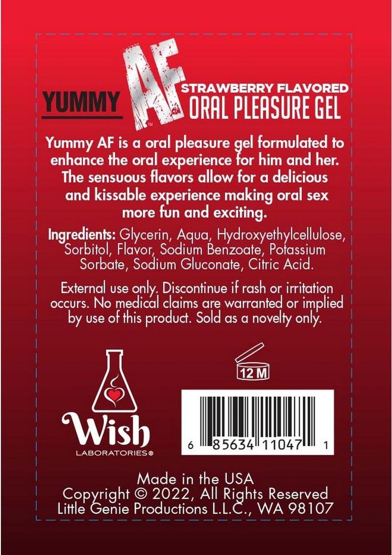 Oral Flavored Gel - Strawberry