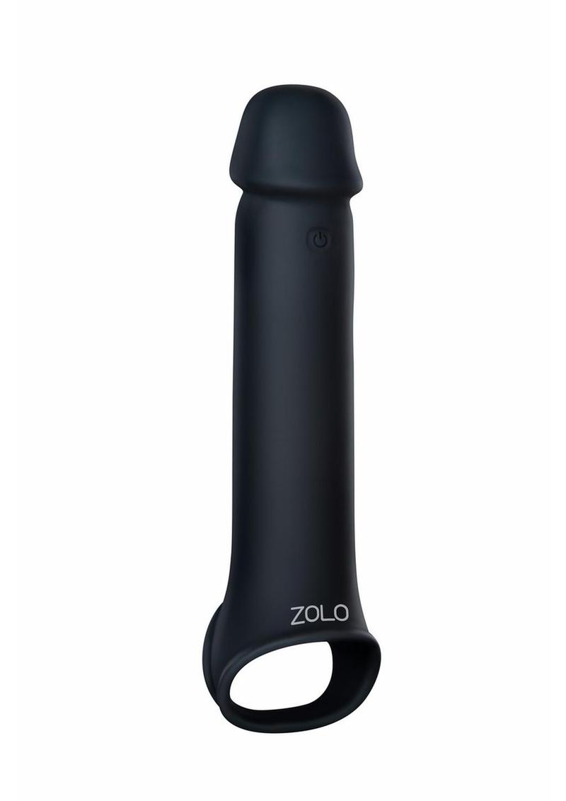 Vibrating Remote Control Silicone Rechargeable Penis Extender Strap On