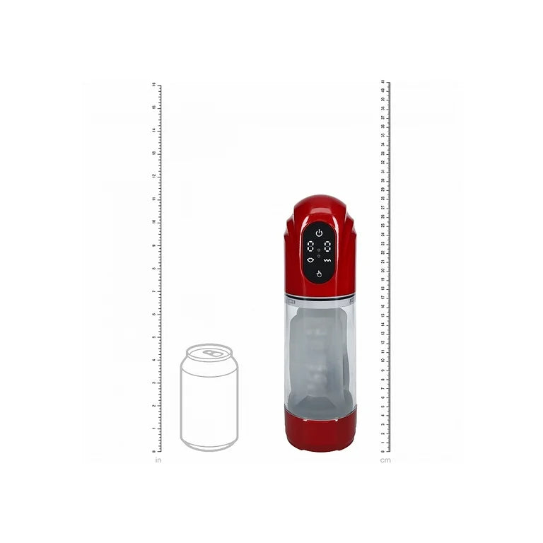 Pumped Technothrust 10 Function Automatic Masturbator - Metallic