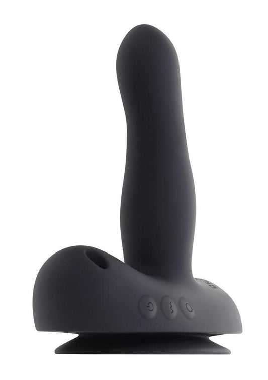 Come Closer Rechargeable Silicone Strap-On Vibrator with Remote