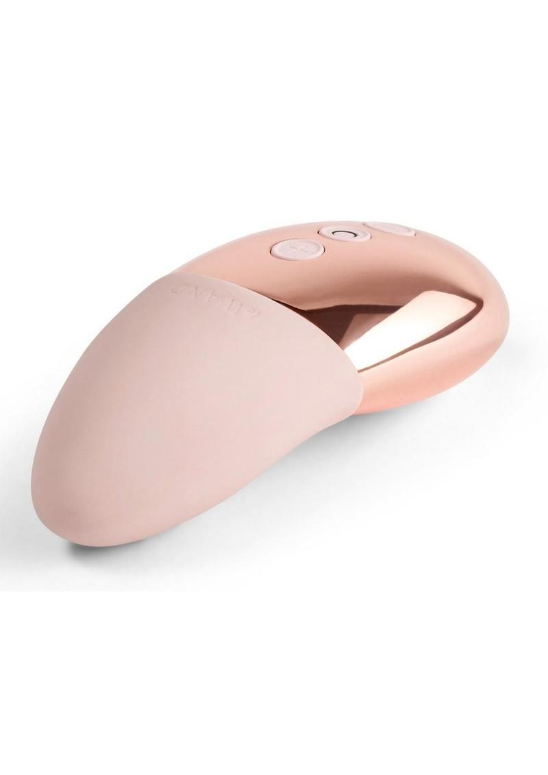 Le Wand Point Rechargeable Silicone Contoured Mini Vibrator - Rose Gold