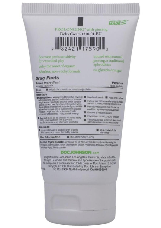 Prolonging Delay Cream For Men
