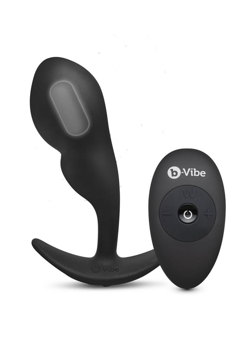 Remote Control P-Spot Rechargeable Silicone Snug Plug