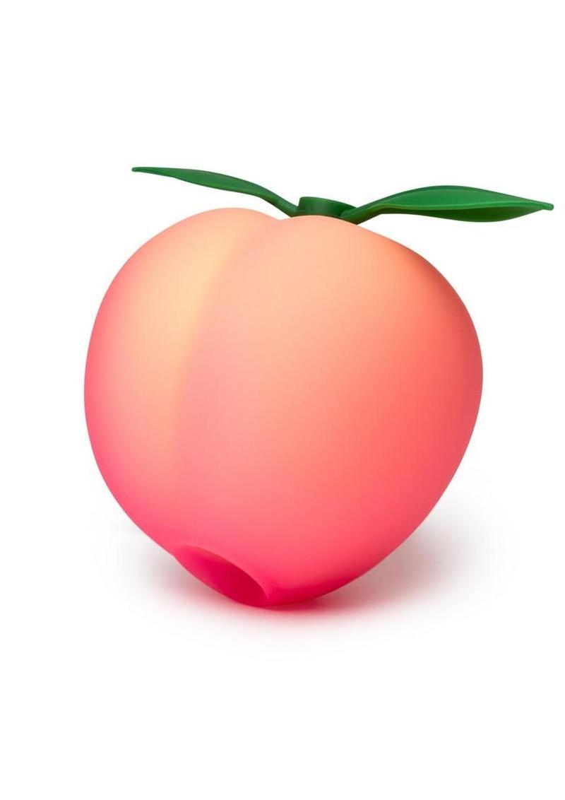 Pink Peach Rechargeable Silicone Vibrator