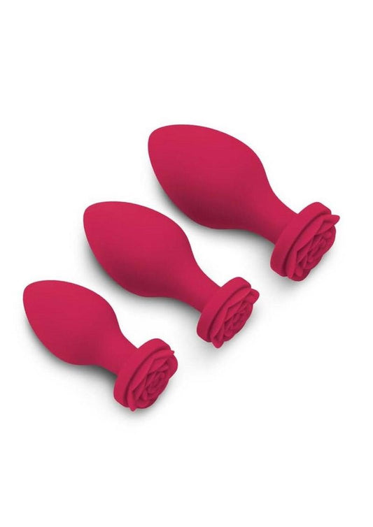 Rosegasm Butt Bouquet Training Set Silicone Butt Plugs
