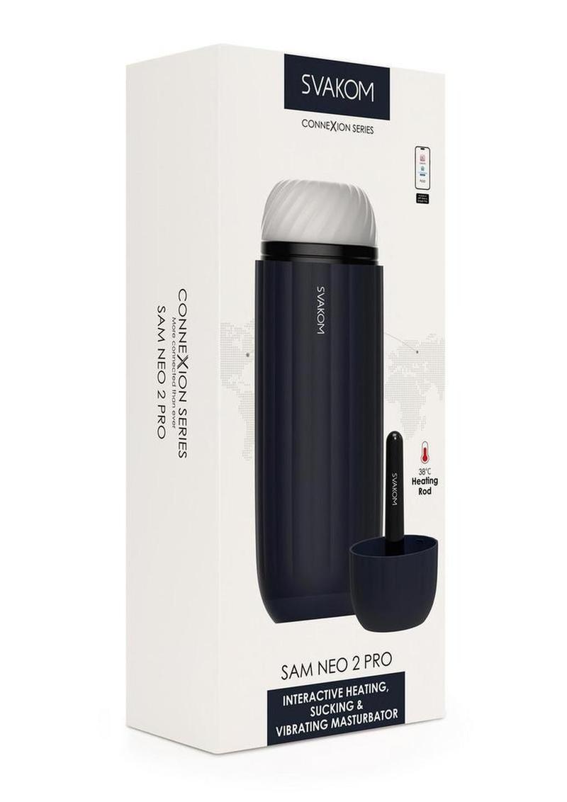 Svakom Sam Neo 2 Pro Silicone Interactive Heating Masturbator