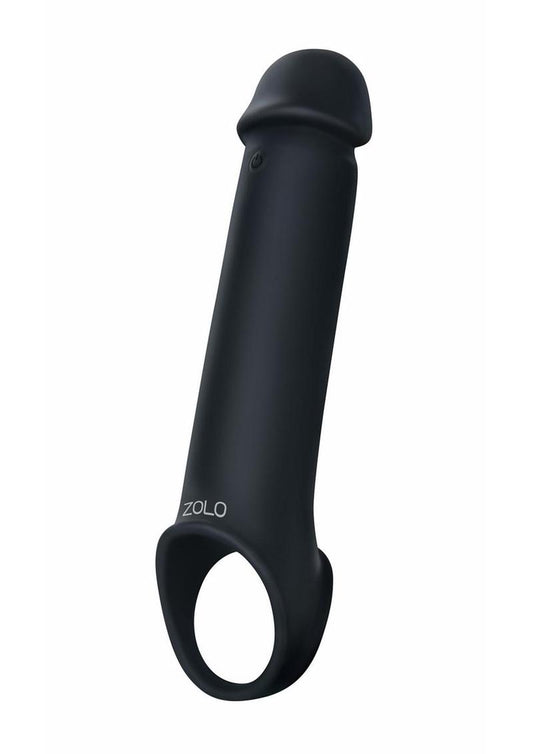 Vibrating Remote Control Silicone Rechargeable Penis Extender Strap On