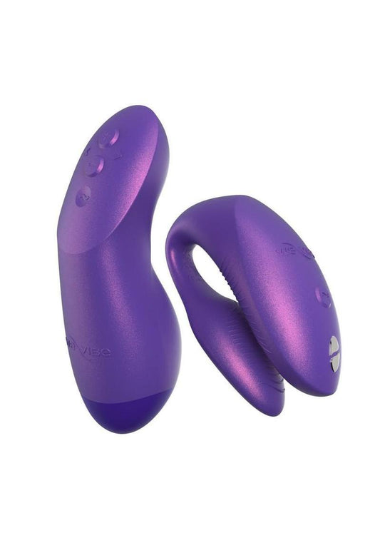 We-Vibe Chorus Pro Rechargeable Silicone Couples Vibrator with Remote Control - Cosmic