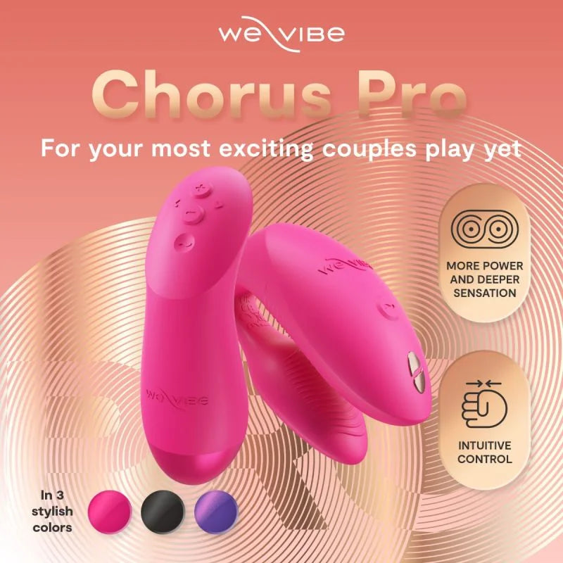 We-Vibe Chorus Pro Rechargeable Couples Vibrator with Remote Control