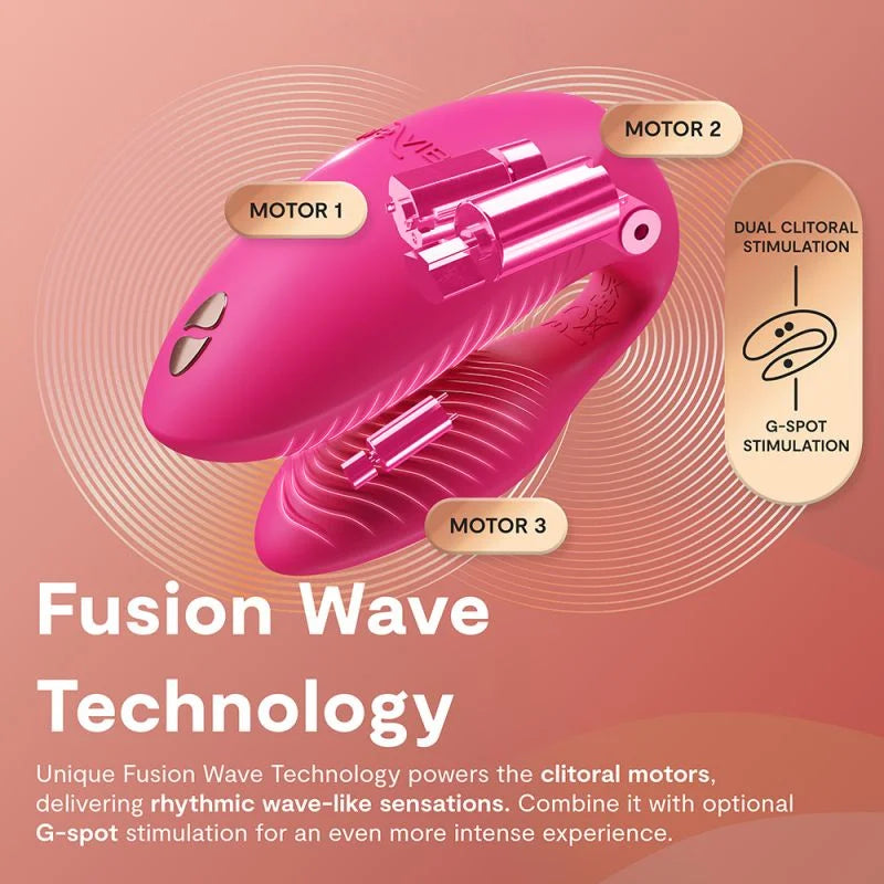 We-Vibe Chorus Pro Rechargeable Couples Vibrator with Remote Control
