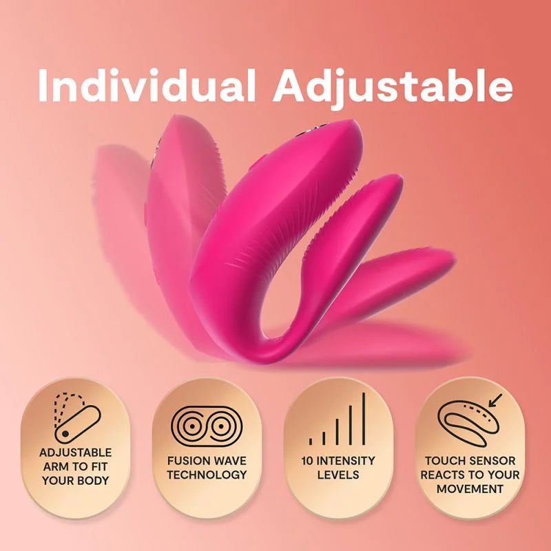 We-Vibe Chorus Pro Rechargeable Couples Vibrator with Remote Control