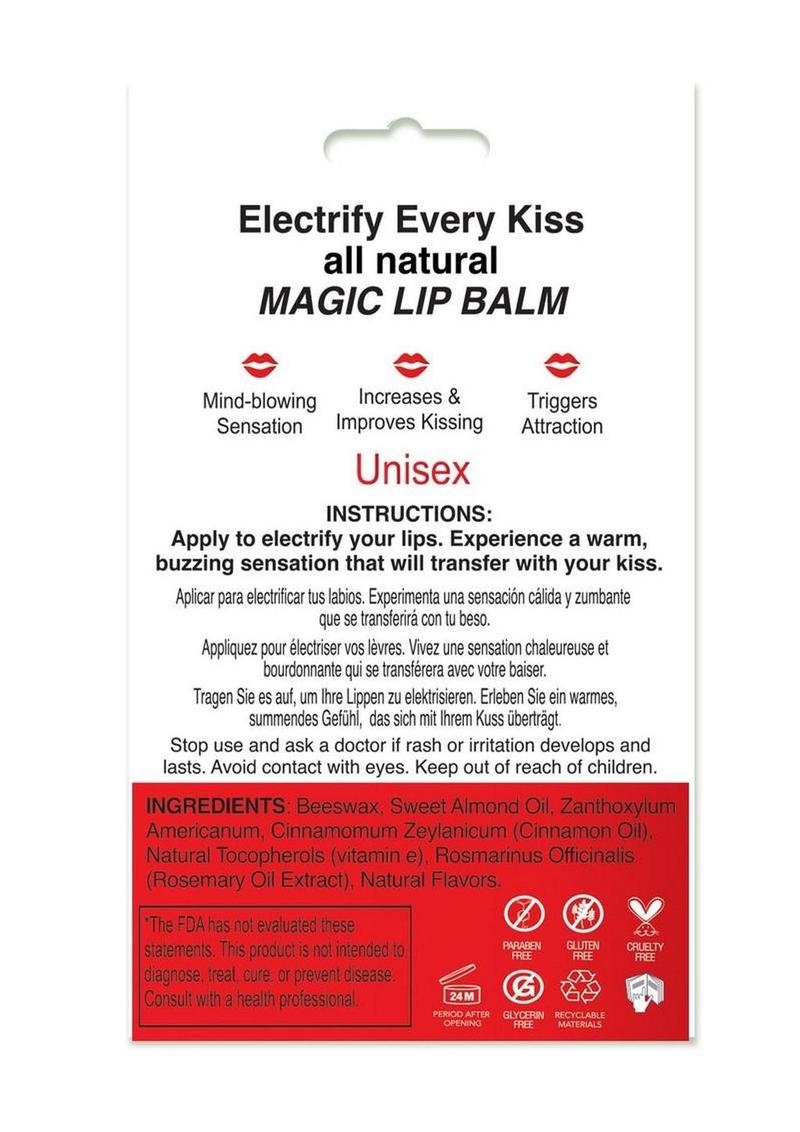 X On The Lips Buzzing Lip Balm with Pheromones Strawberry Flavor
